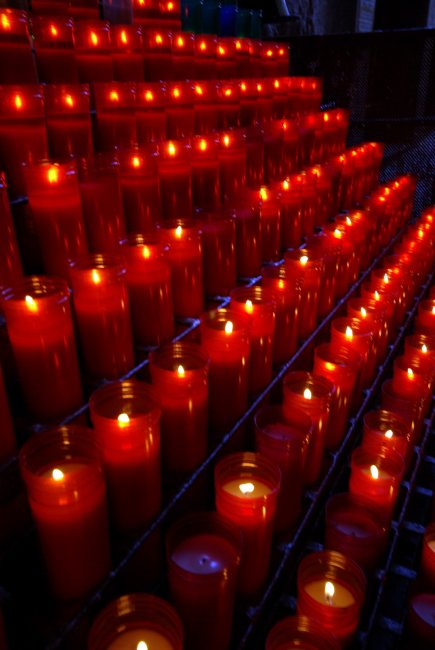 Candles At Montserrat 